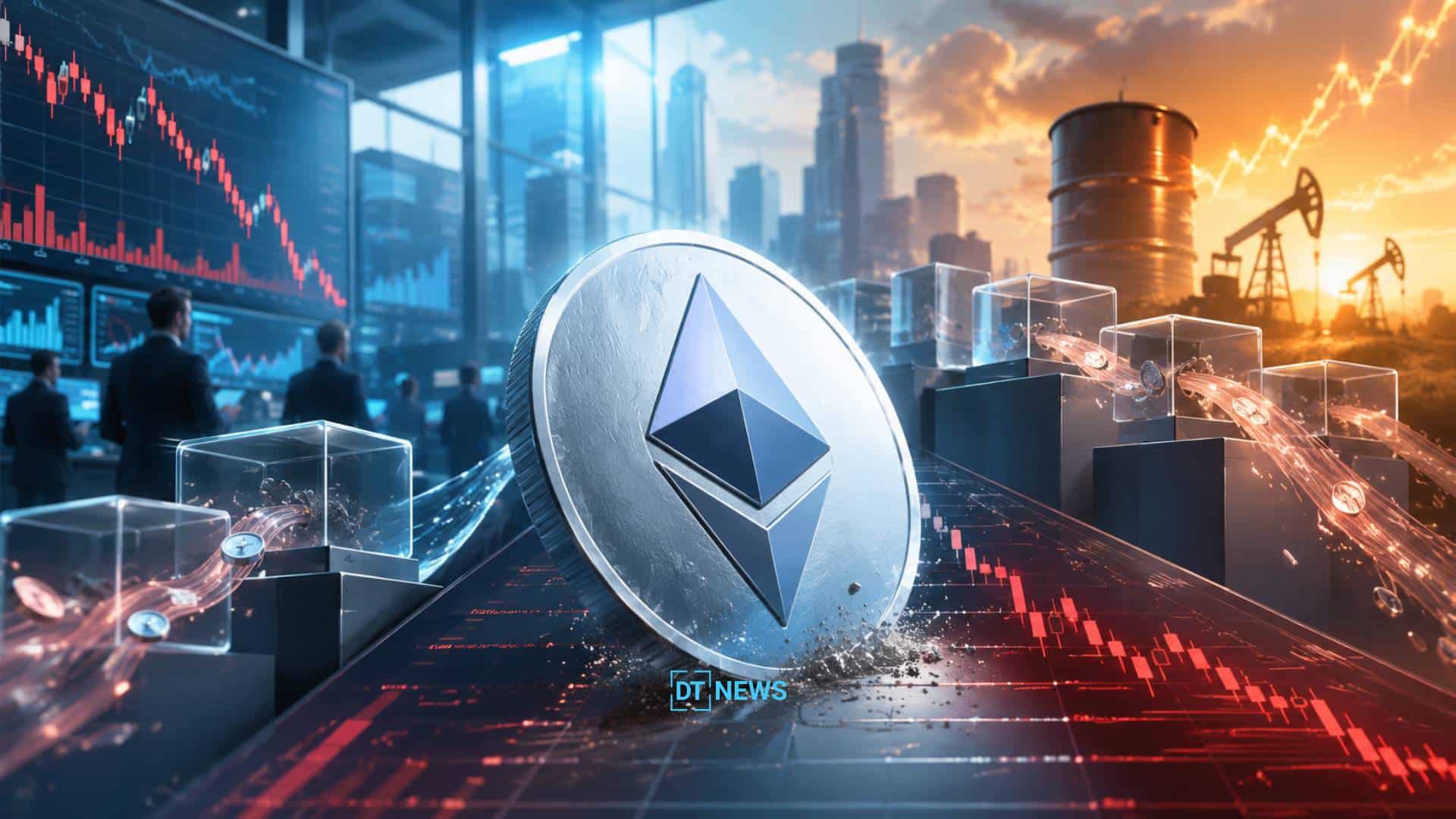 Ethereum Price Slides Near $2,100 as ETF Outflows and Oil Pressure Test Market Confidence
