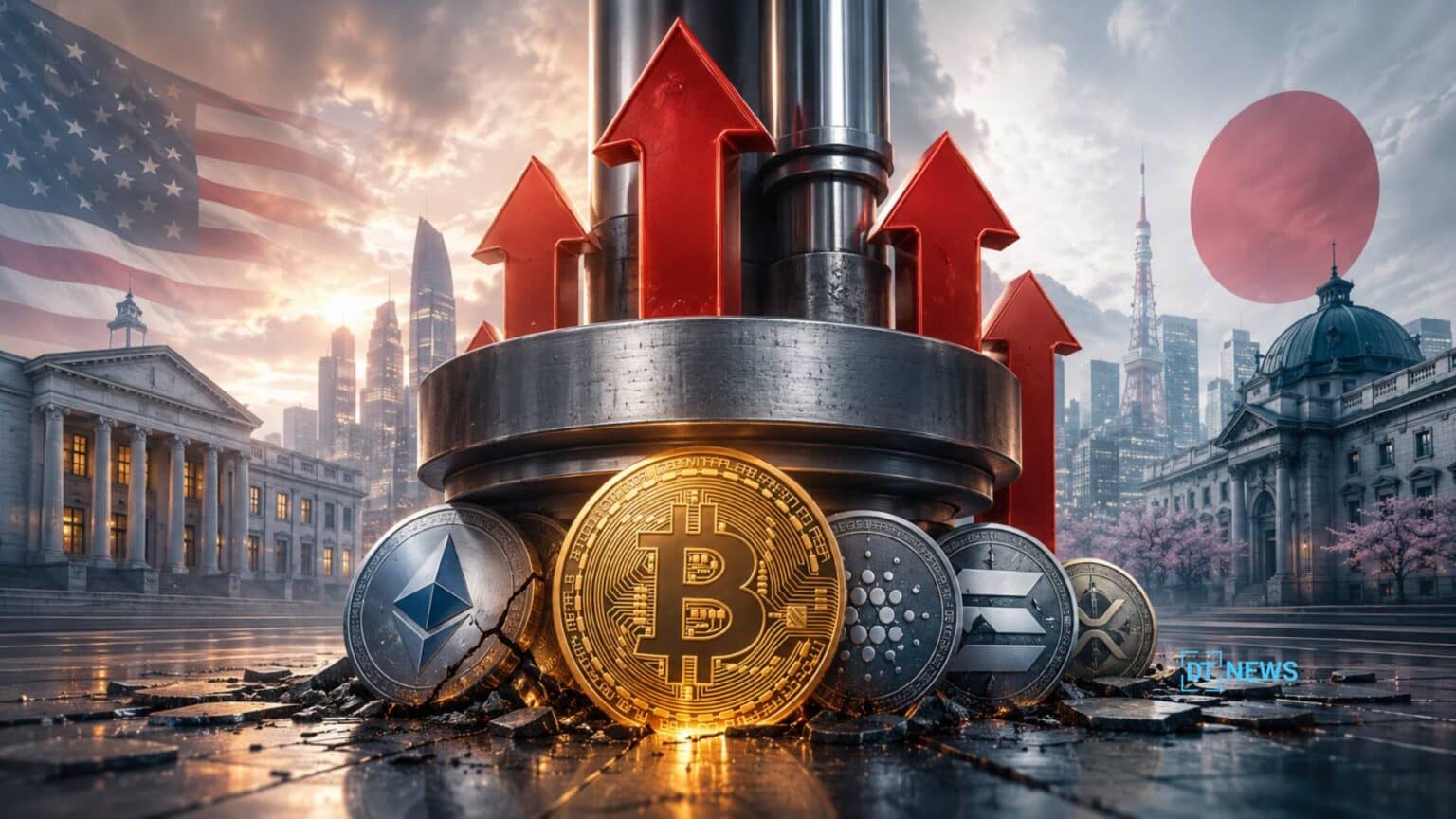 Crypto Market Faces Fresh Yield Pressure as Japan and U.S. Bonds Rattle Risk Assets