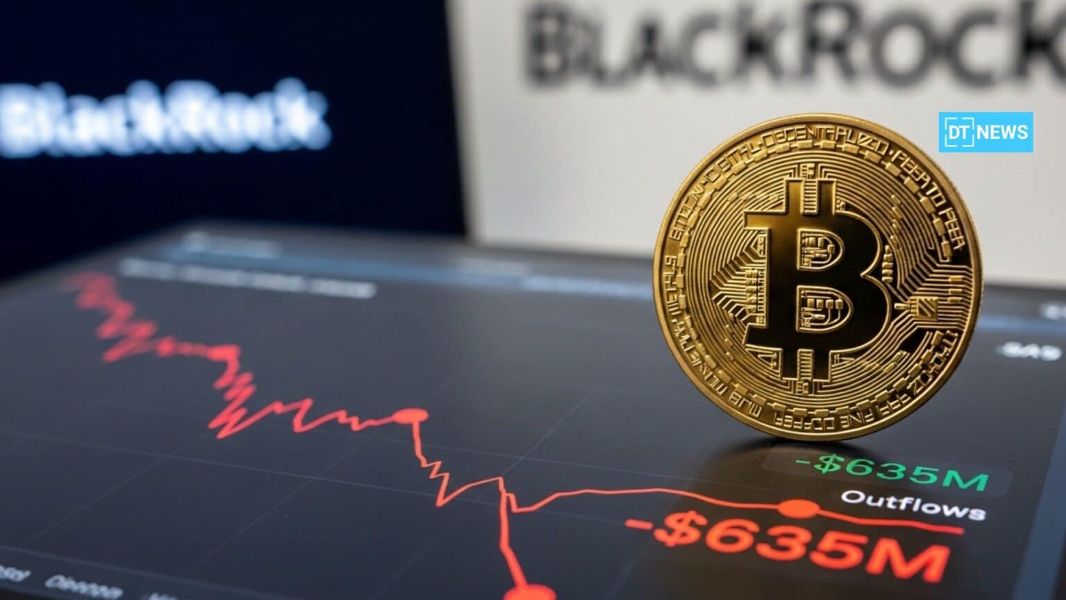 Bitcoin ETF Outflows Hit $635M as BlackRock Leads Sell Pressure