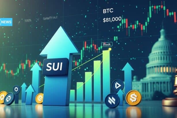 Crypto Market Today: SUI Rallies as BTC Steadies Near $81K Ahead of CLARITY Act Vote