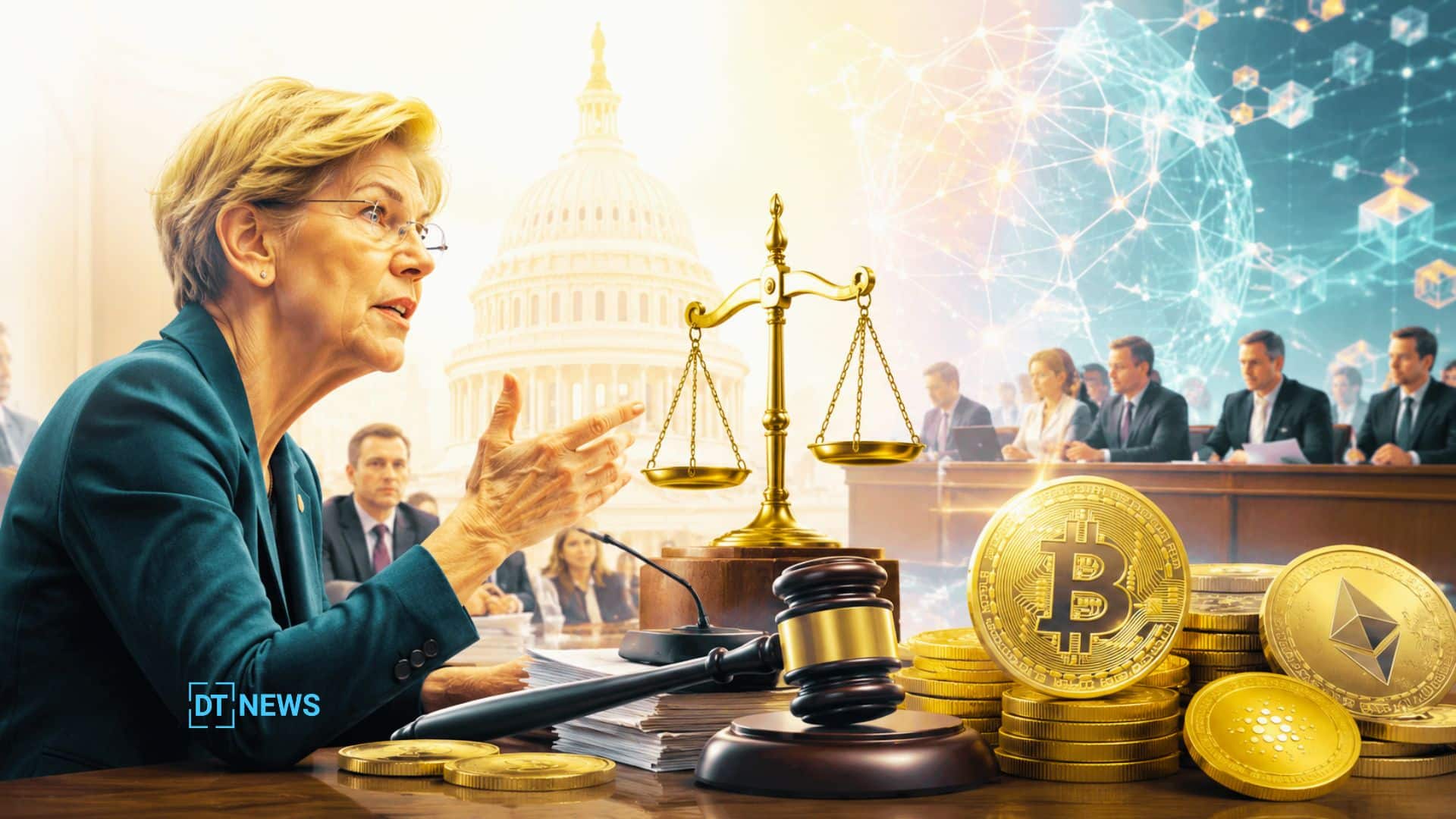 Crypto Regulation Concerns Rise as Warren Challenges CFTC Resources 46 CFTC
