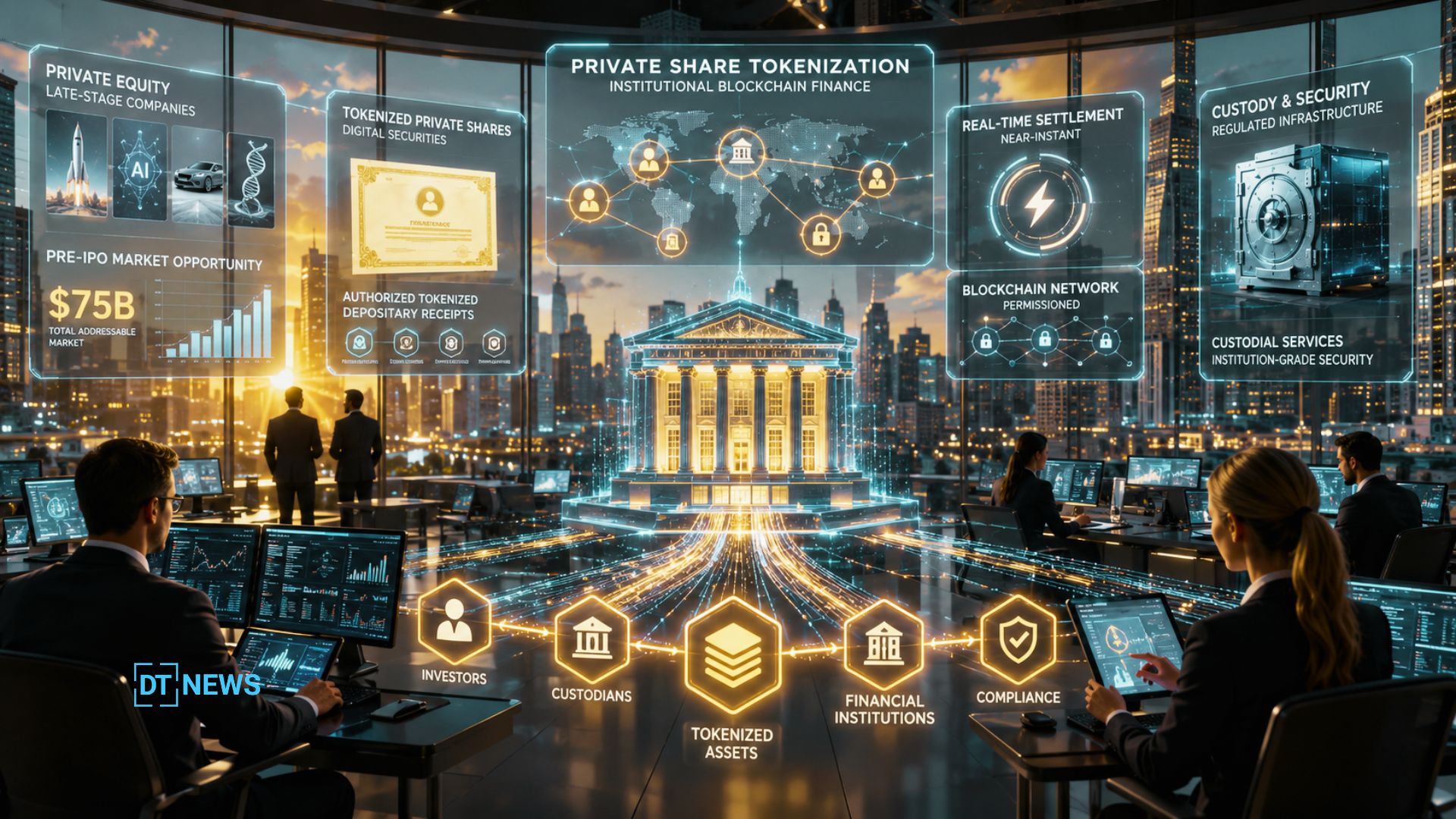 Private Share Tokenization Advances as Citi and SDX Target Pre-IPO Markets 46 RWA Tokenization