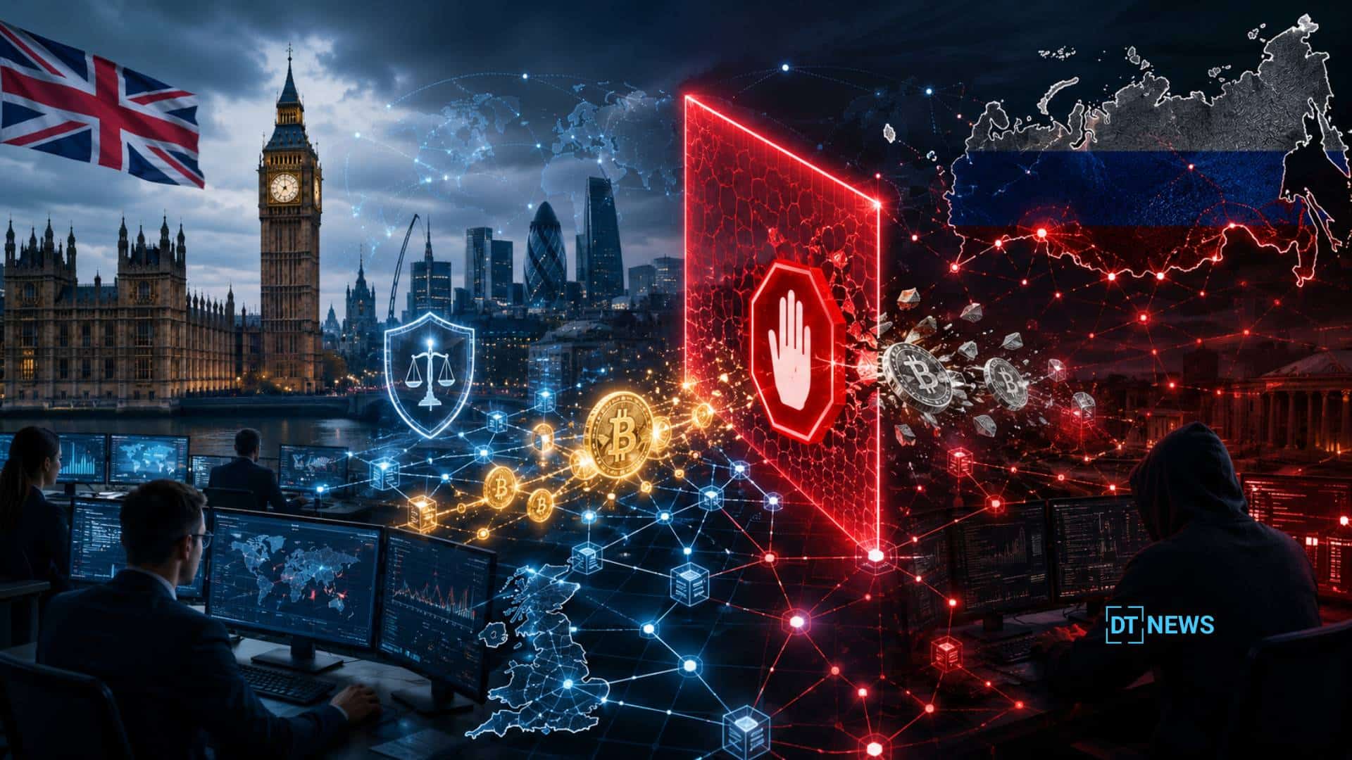 UK Crypto Sanctions Hit Russia-Linked Network Over $90B Flow