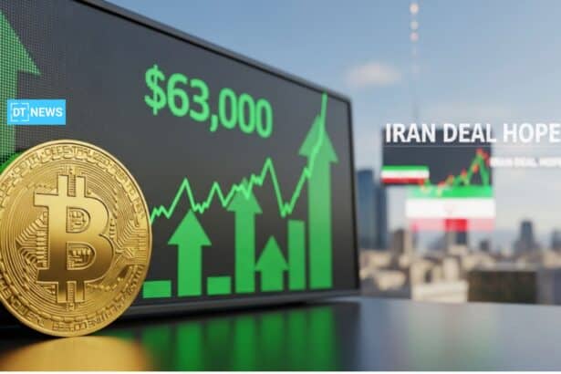 Bitcoin Price Rebounds Above $63,000 as Iran Deal Hopes Revive Market Sentiment
