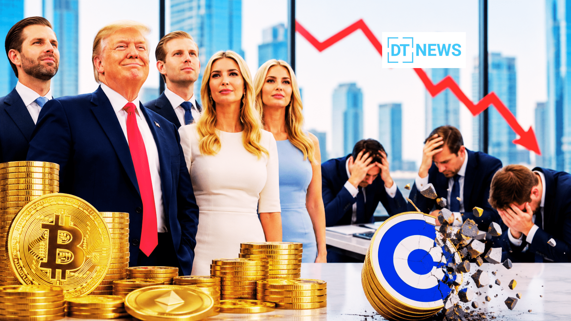Trump Family Crypto $2.3B Earnings Spark Debate Over World Liberty and TRUMP Meme Coin 45 World Liberty Financial