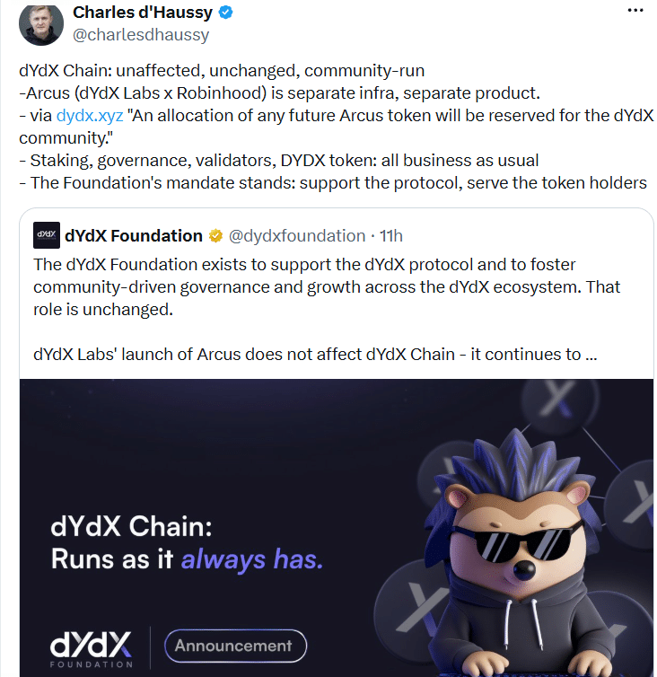 dYdX