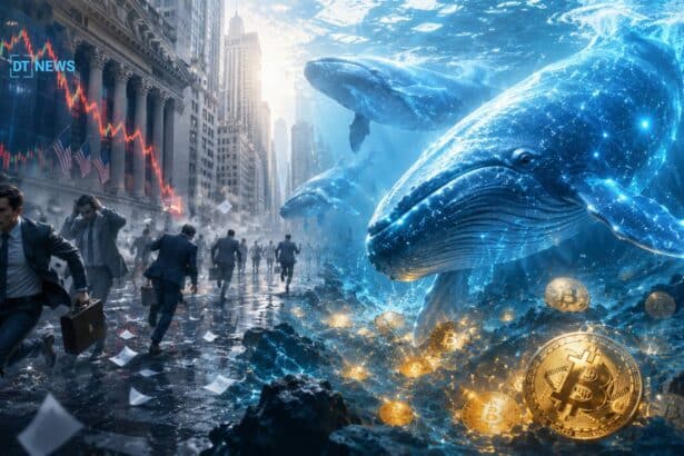 Bitcoin Whales Buy the Dip as Wall Street Exits Fast