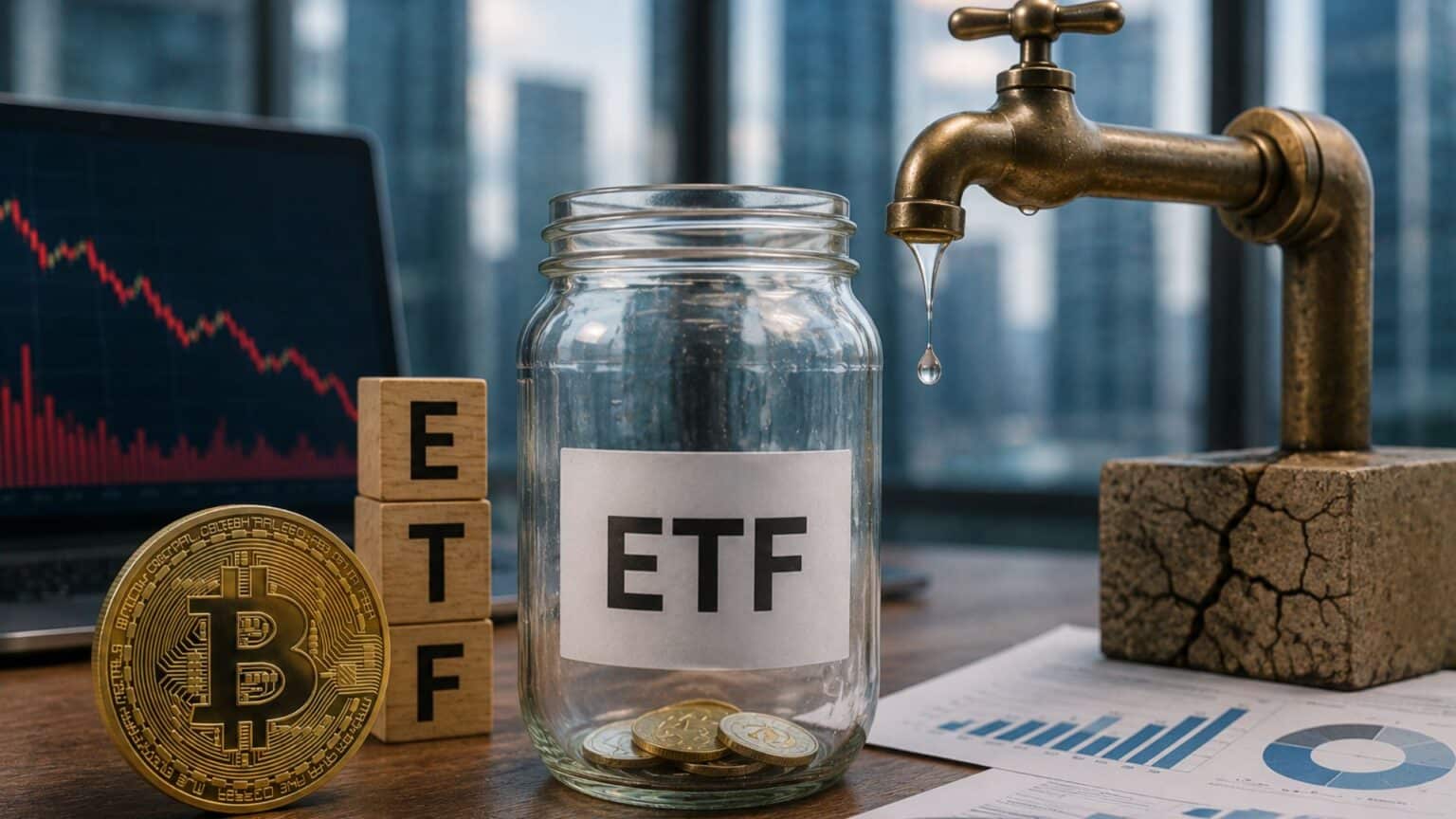 Bitcoin ETF Inflows Dry Up as $107 Billion Leaves U.S. Crypto Funds